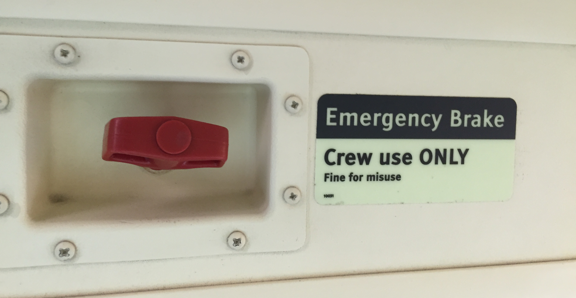 An emergency brake