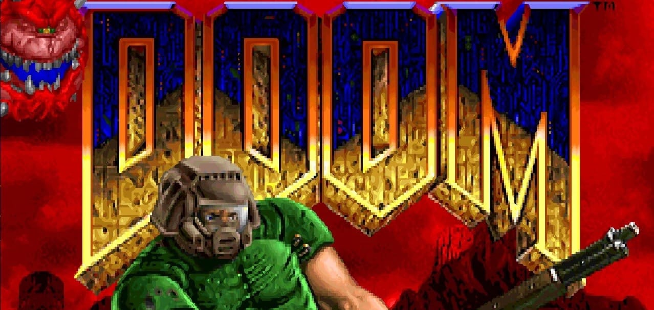 Partial view of the Doom launch screen