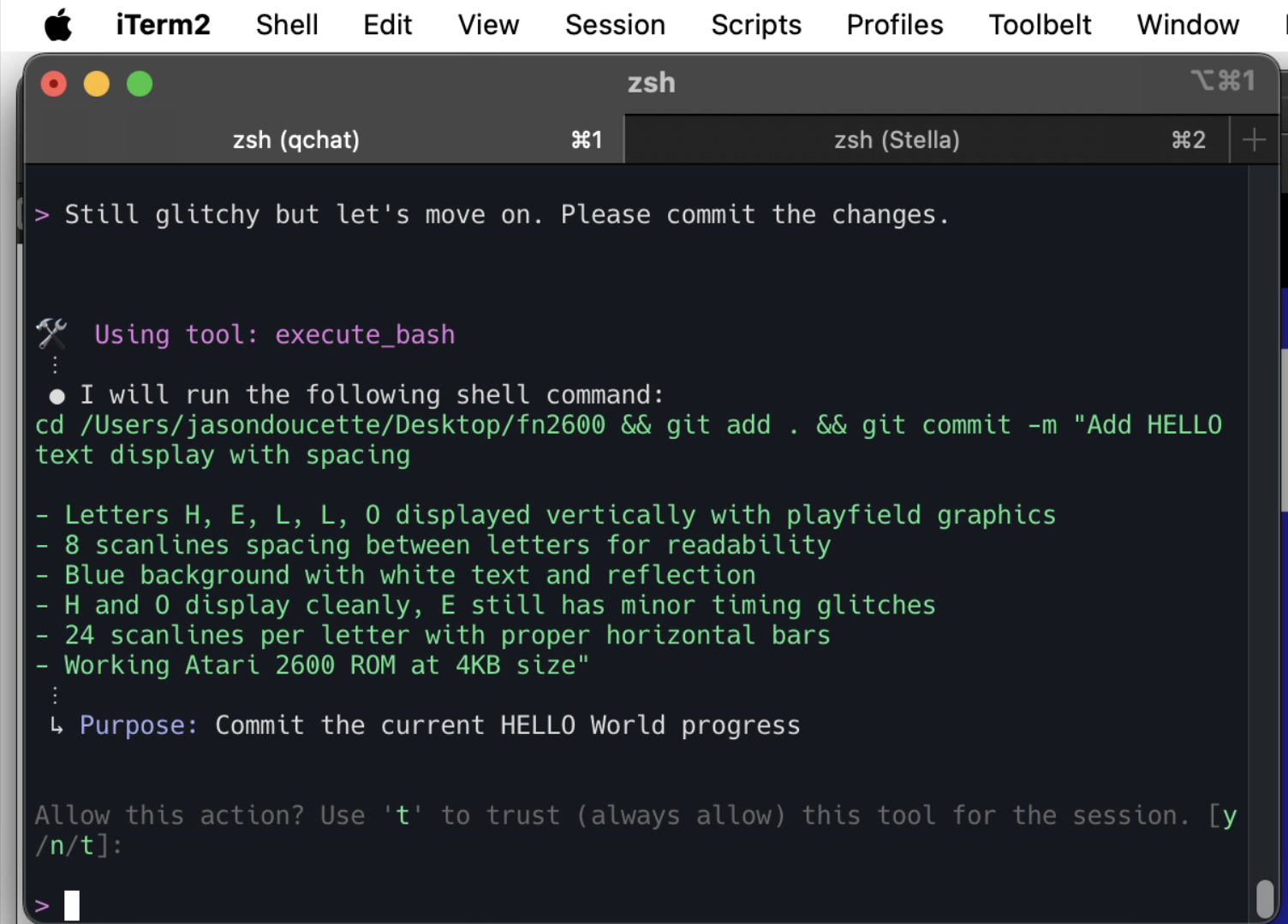 A got commit via agents